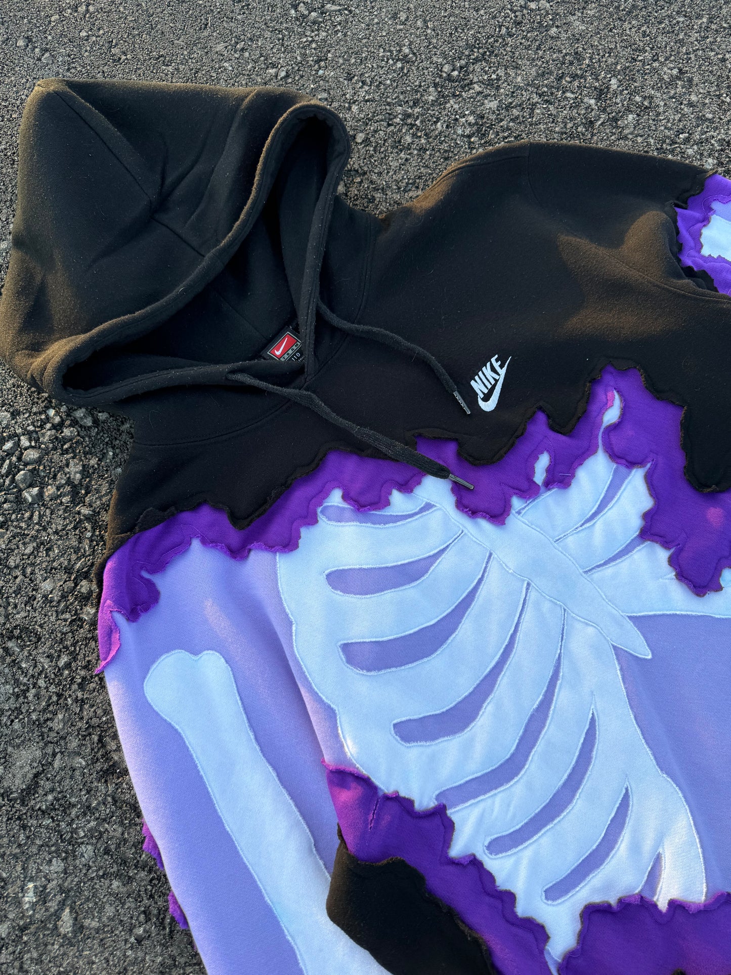 Purple Haze Ribcage  Hoodie Size Double Extra Large (XXL)