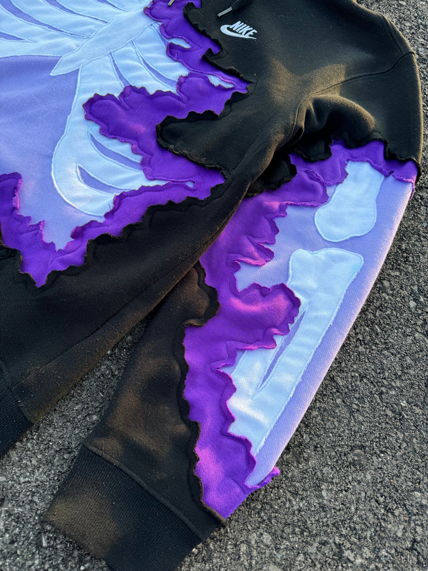 Purple Haze Ribcage  Hoodie Size Double Extra Large (XXL)