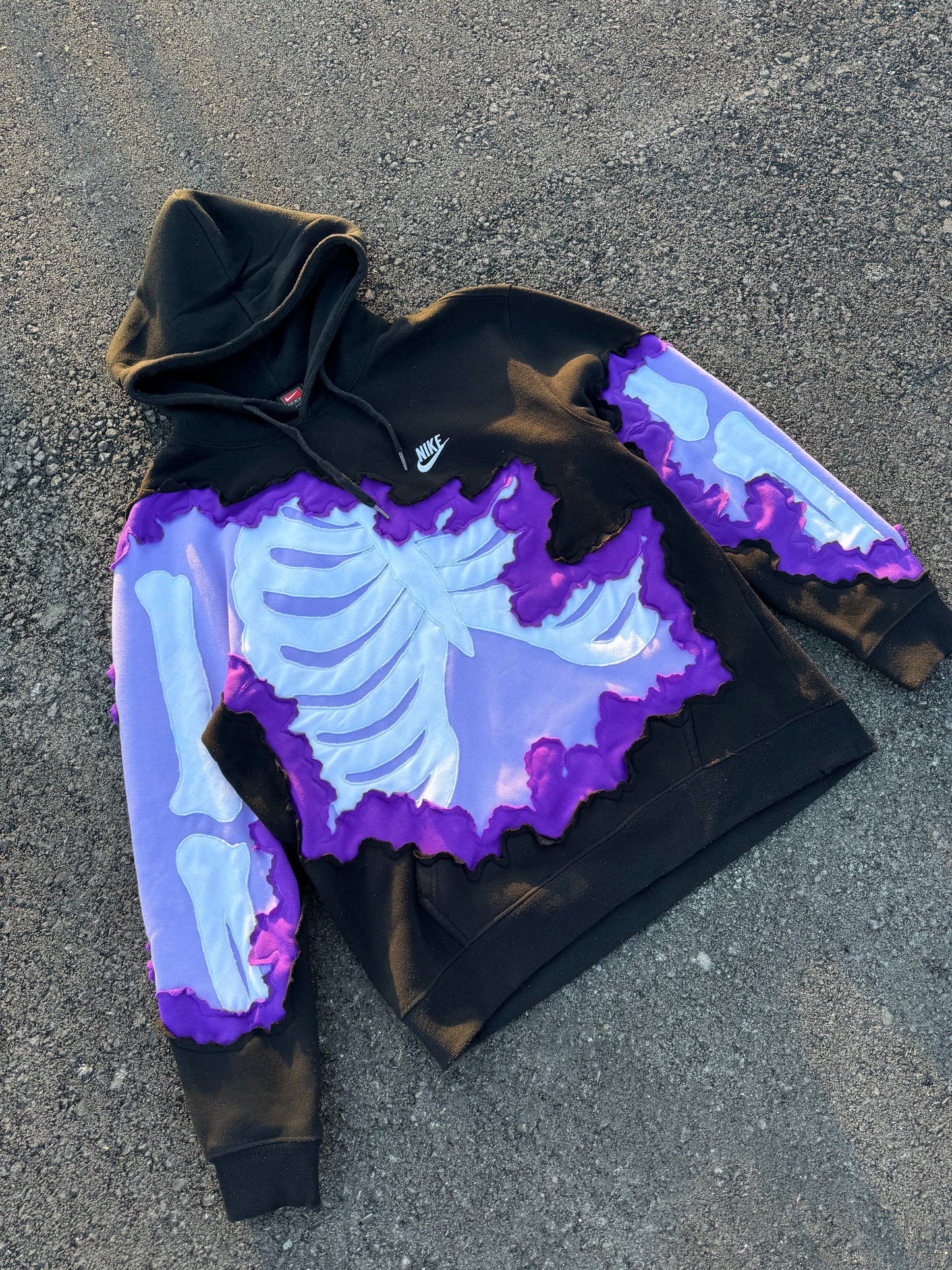 Purple Haze Ribcage  Hoodie Size Double Extra Large (XXL)