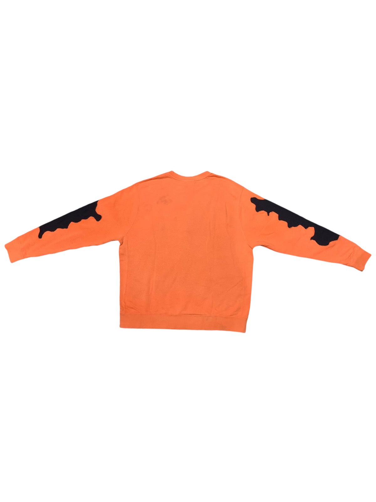 Orange/Black Bones Crewneck Size Double Extra Large (XXL)