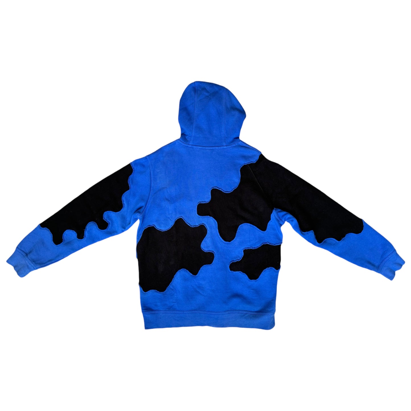 Blue Flame Skeleton Hoodie Size Extra Large (XL)