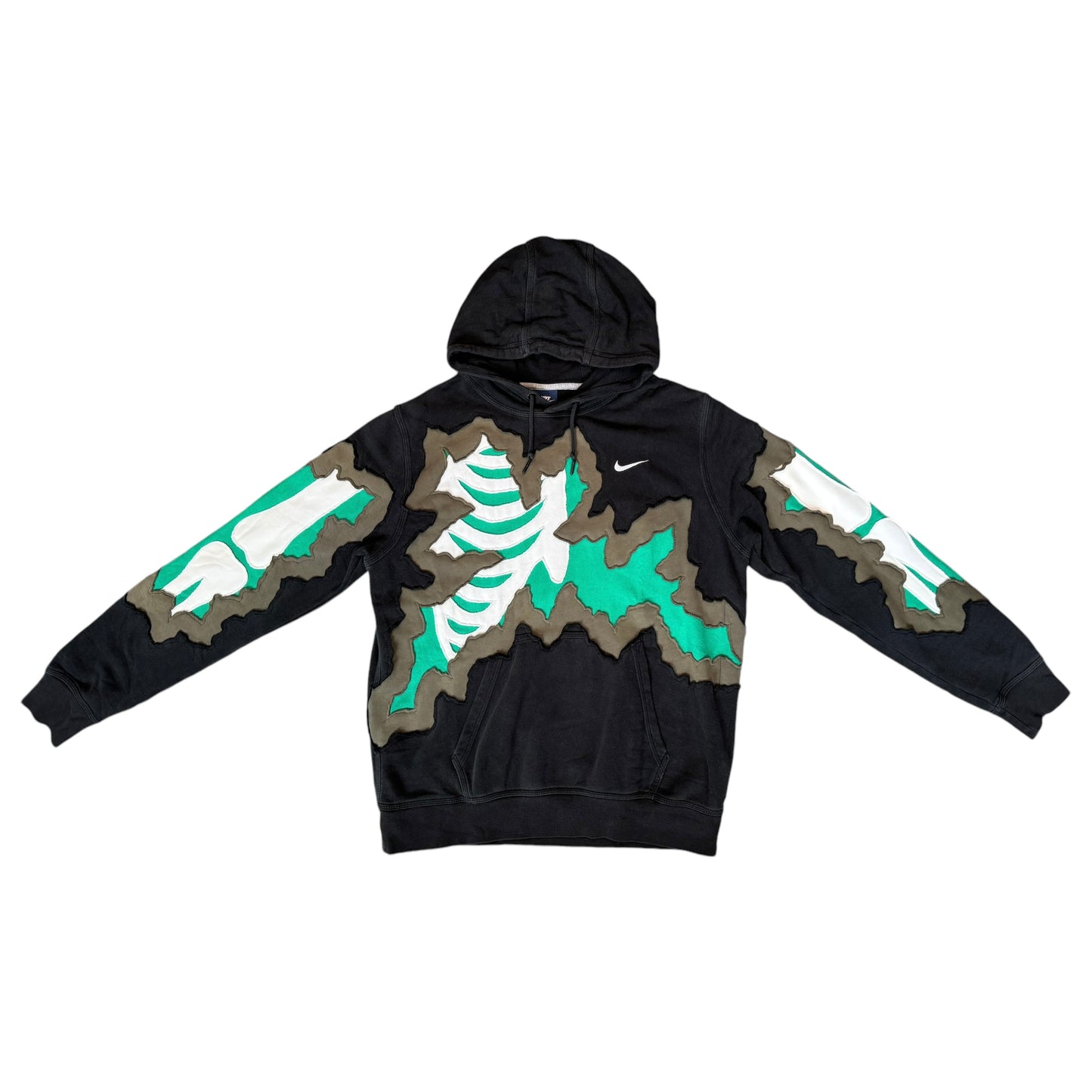 Emerald Skeleton Hoodie Size Large (L)